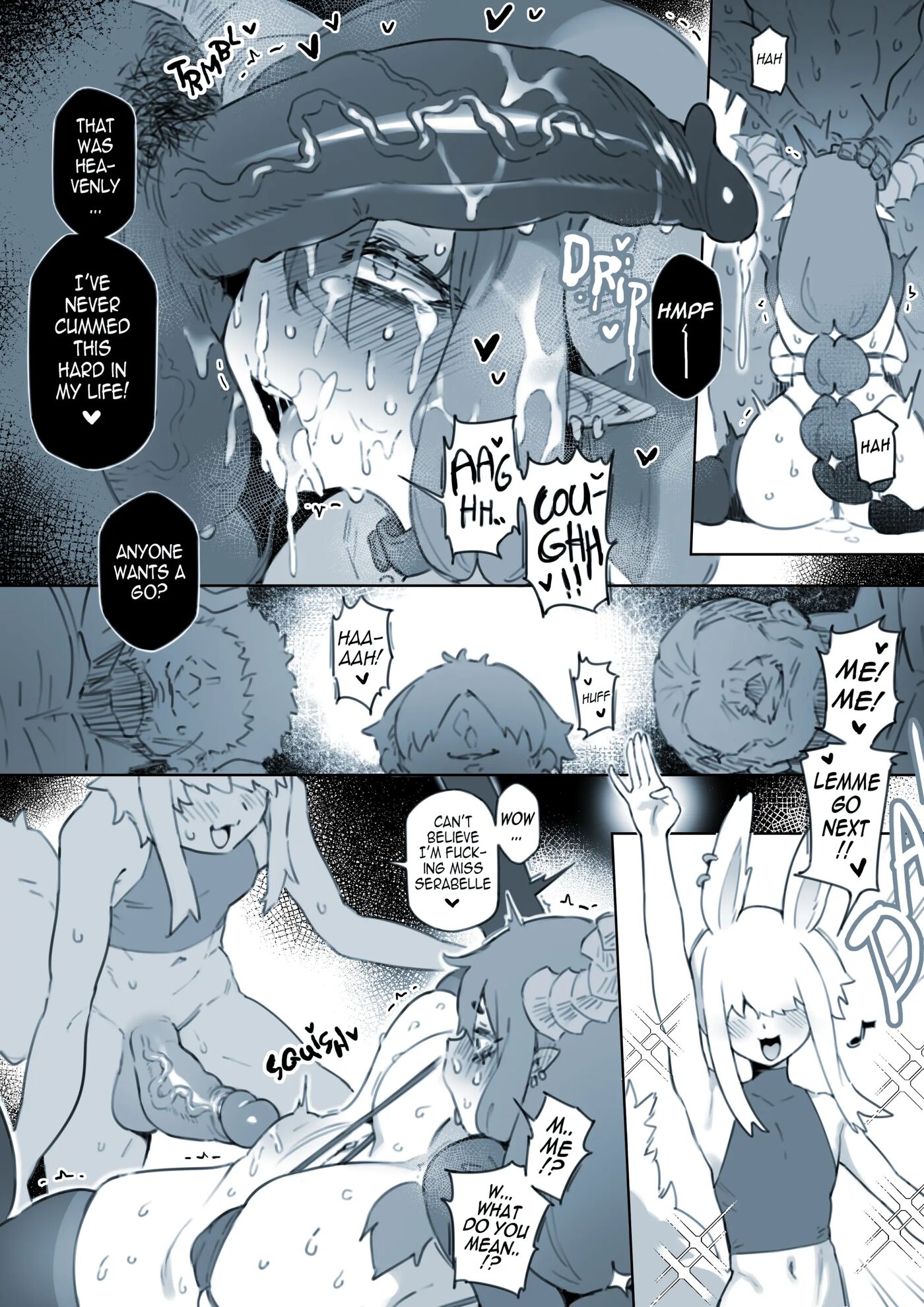 Miss Serabelle Is A Miserable Cum Dump R18 Comic 1