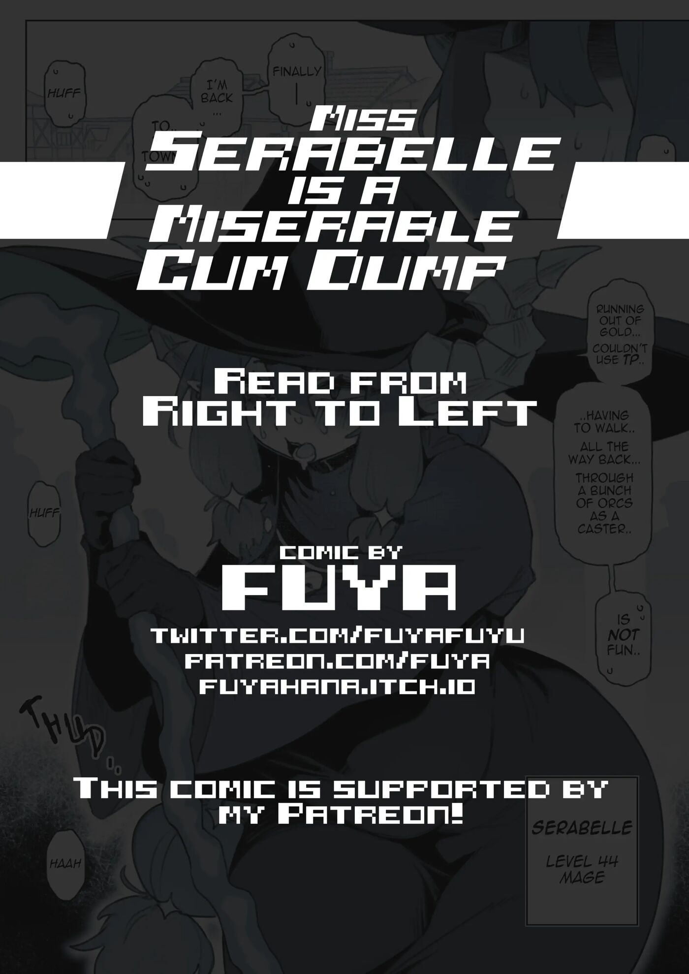 Miss Serabelle Is A Miserable Cum Dump R18 Comic 1
