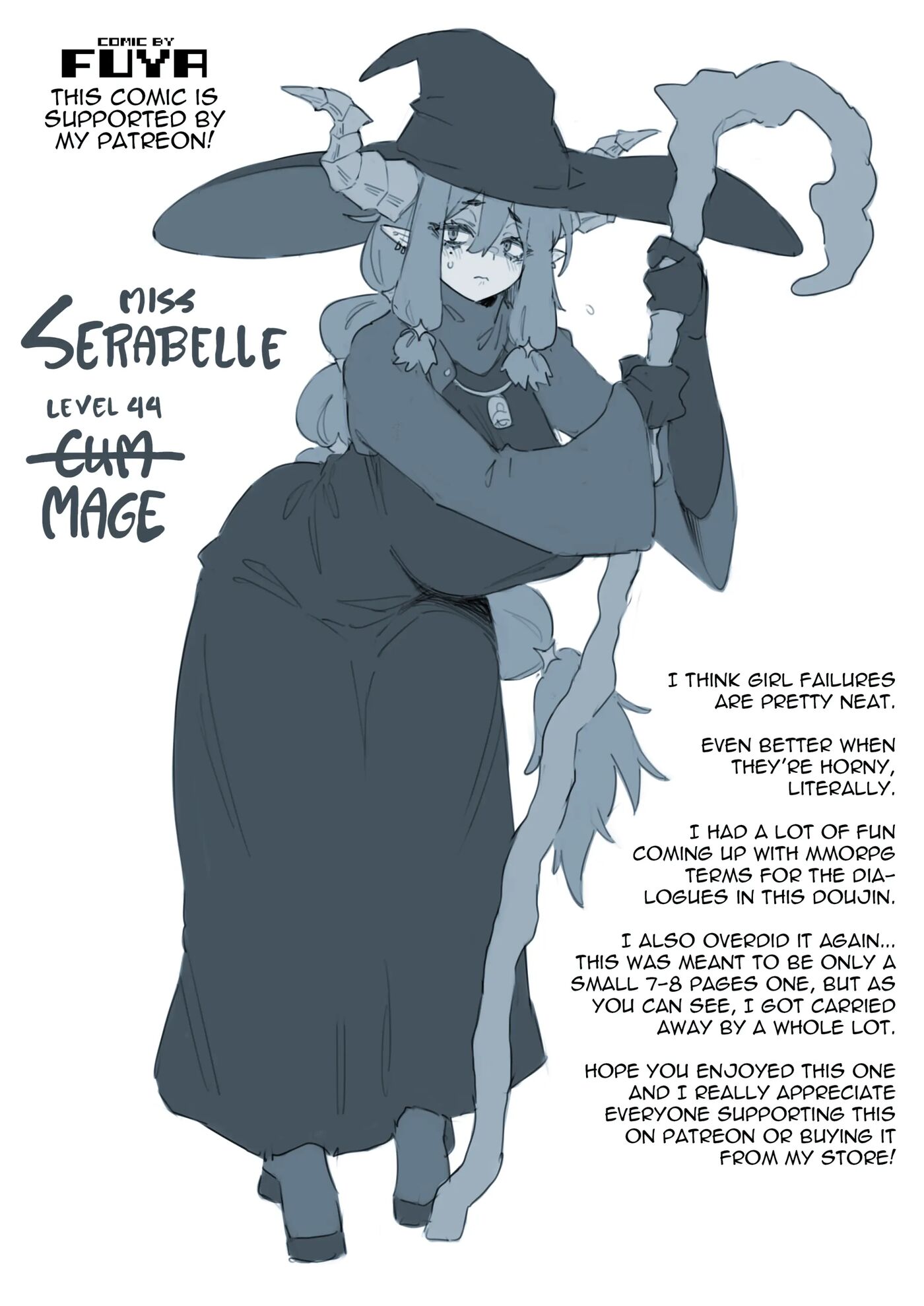 Miss Serabelle Is A Miserable Cum Dump R18 Comic 1