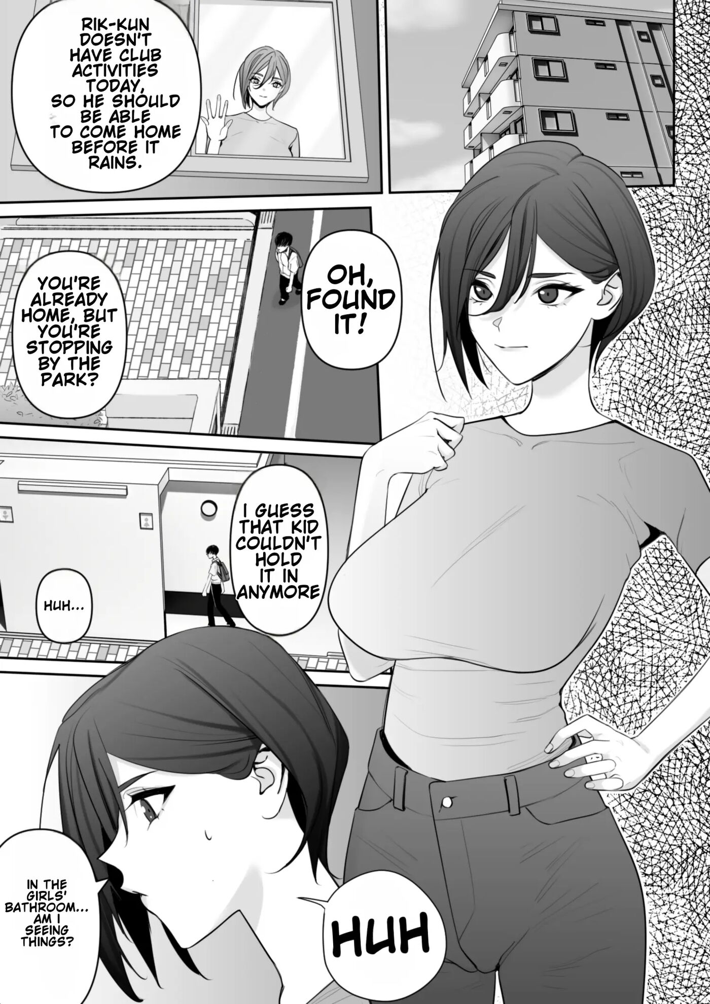 Mom And Son, Is This Right? Sexual Education! Chapter 1 Page 2