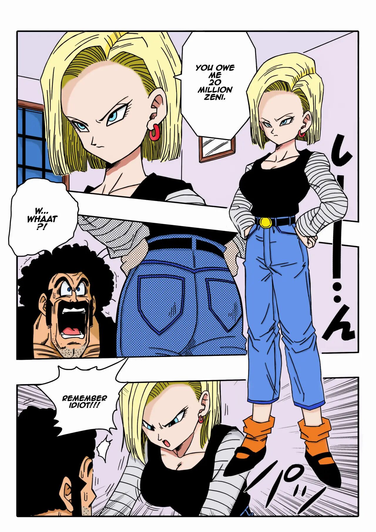 Mr. Satan Vs Android 18 1