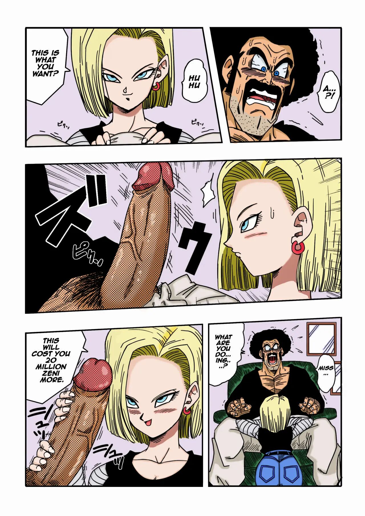 Mr. Satan Vs Android 18 1