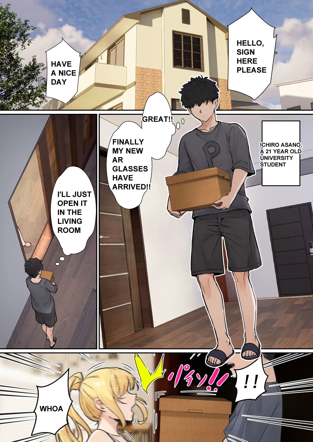 My Ar Glasses Can See Various Stats About My Foster Sister?! Chapter 1 Page 4