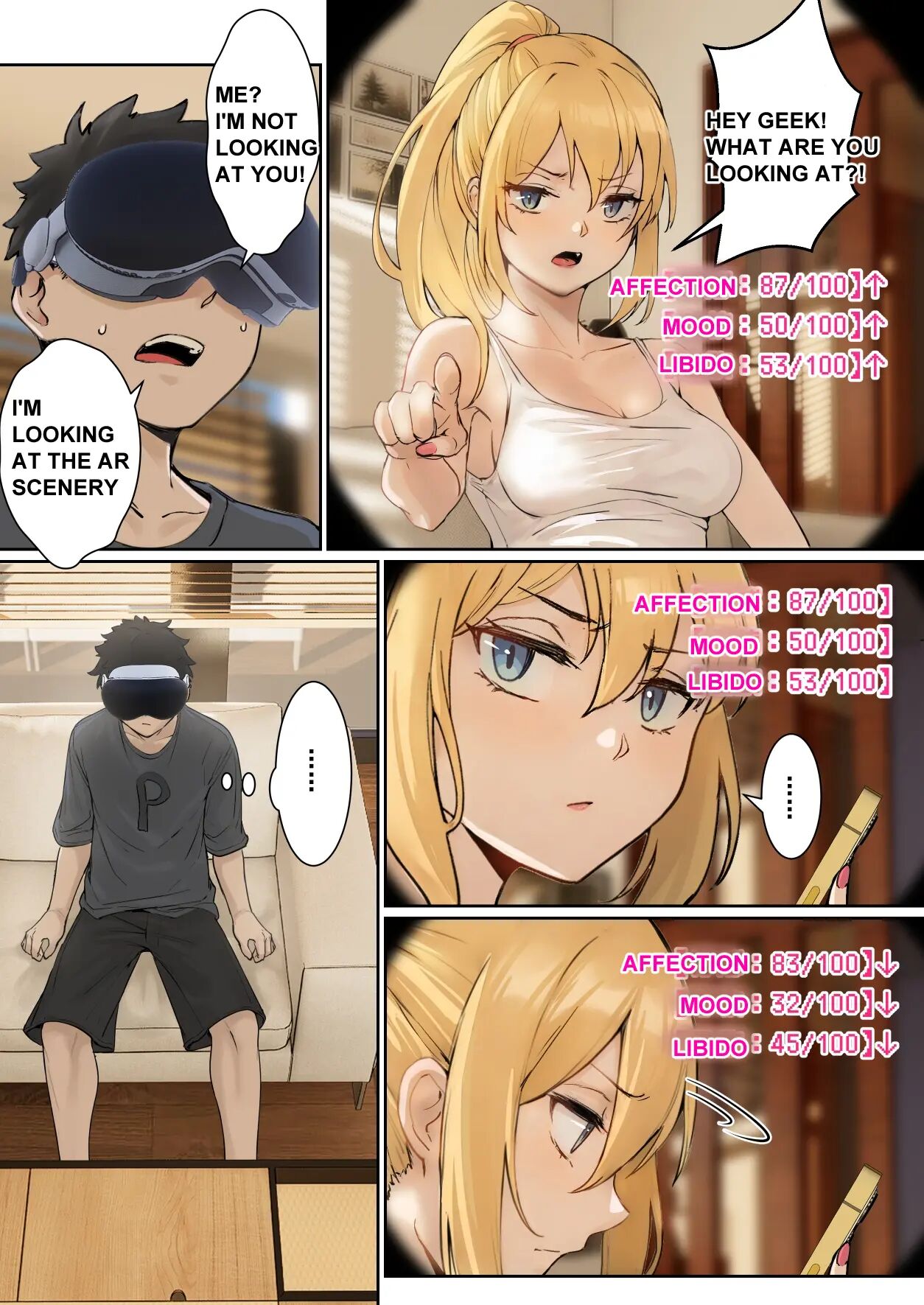 My Ar Glasses Can See Various Stats About My Foster Sister?! Chapter 1 Page 9