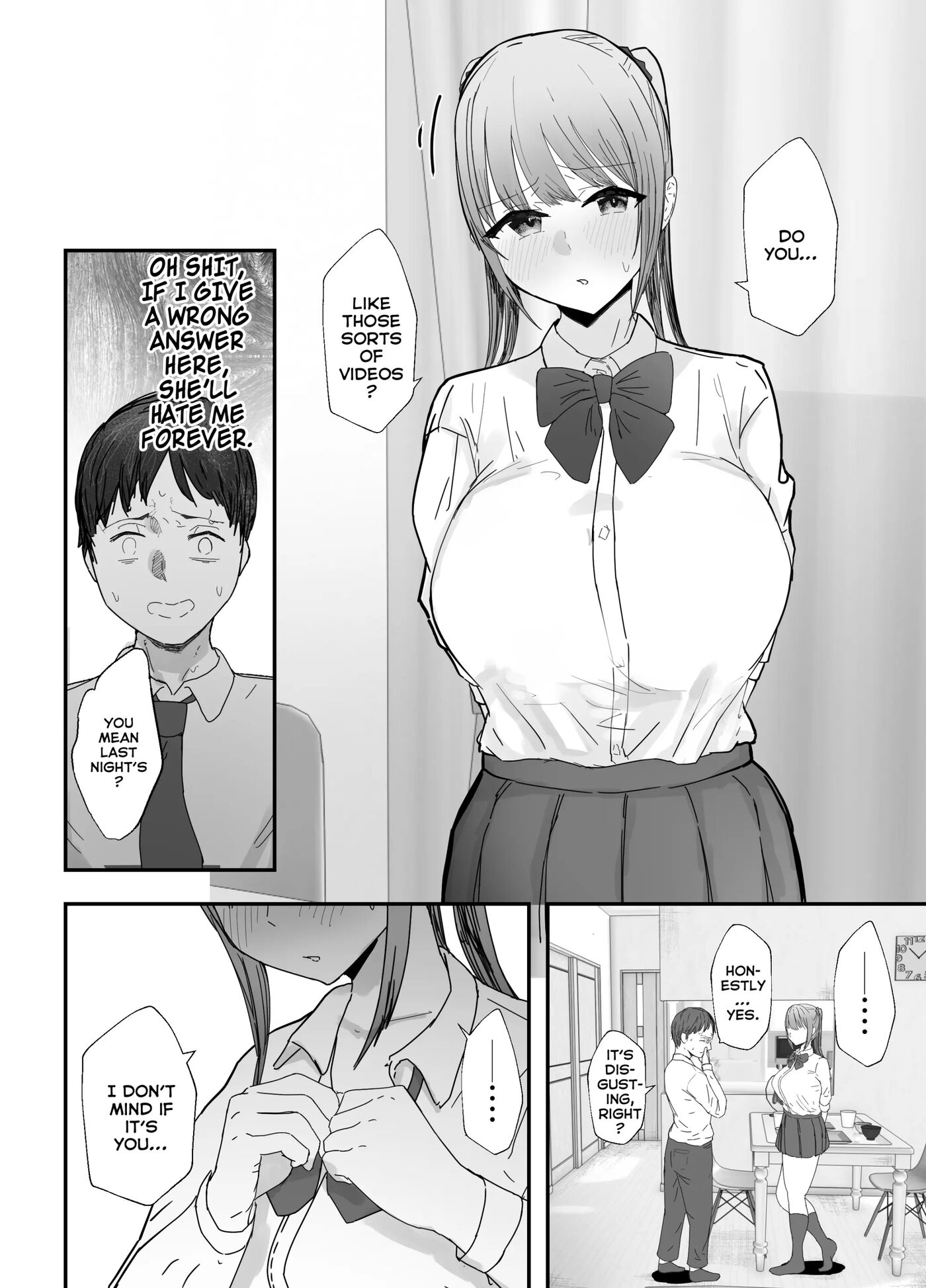 My Busty Niece, A High School Girl Living With Me, Gives Me A Lot Of Comfort Through Sweet Sex 1