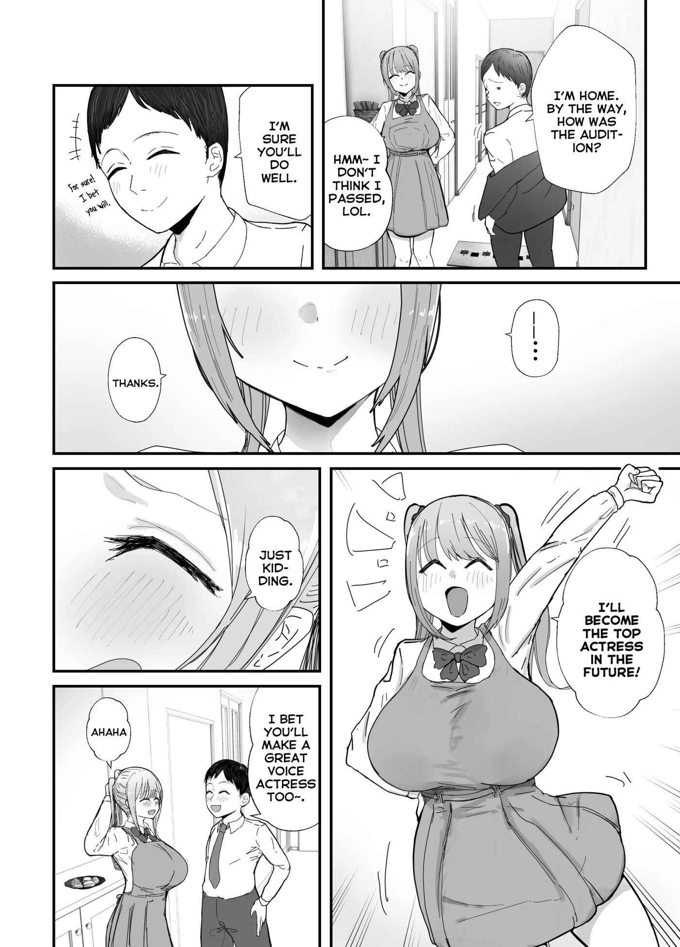 My Busty Niece, A High School Girl Living With Me, Gives Me A Lot Of Comfort Through Sweet Sex 1