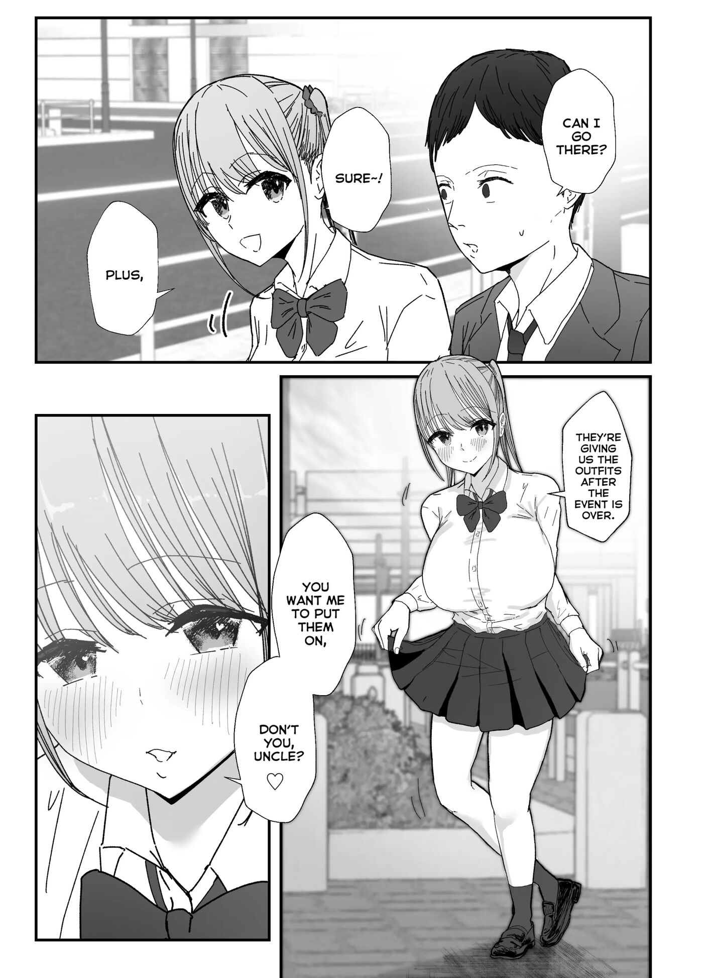 My Busty Niece, A High School Girl Living With Me, Gives Me A Lot Of Comfort Through Sweet Sex 1