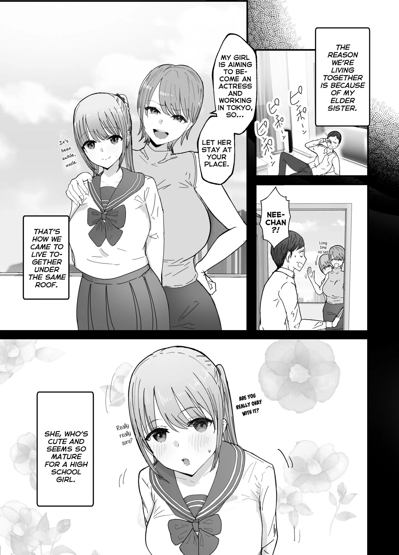 My Busty Niece, A High School Girl Living With Me, Gives Me A Lot Of Comfort Through Sweet Sex 1