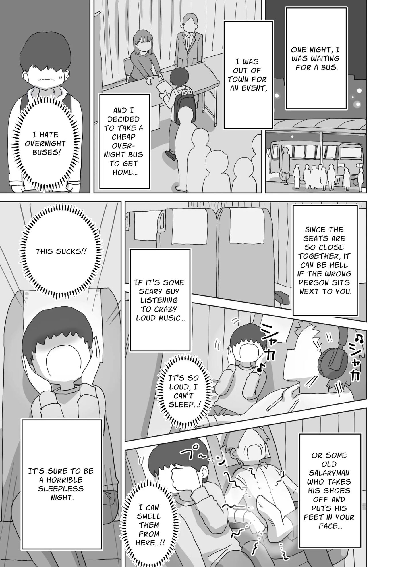 My Classmate Kuroi Lets Me Secretly Creampie Her Even On An Overnight Bus 1
