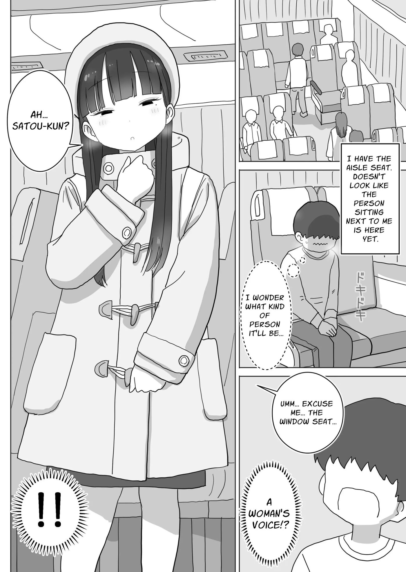 My Classmate Kuroi Lets Me Secretly Creampie Her Even On An Overnight Bus 1