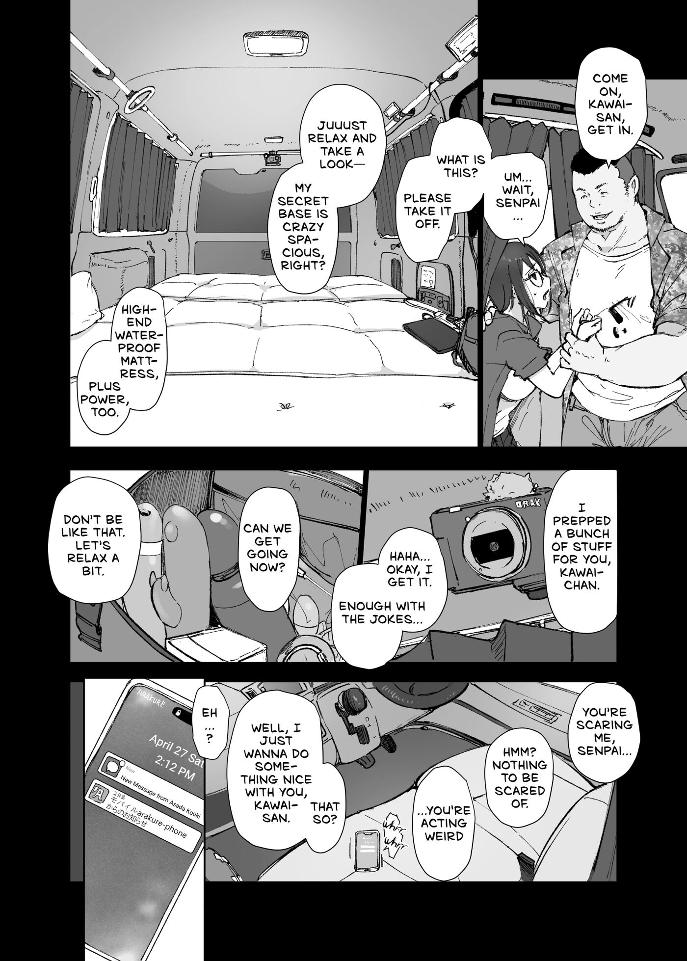 My Girlfriend's Rocky Ride In Senpai's Big Car Chapter 1 Page 11