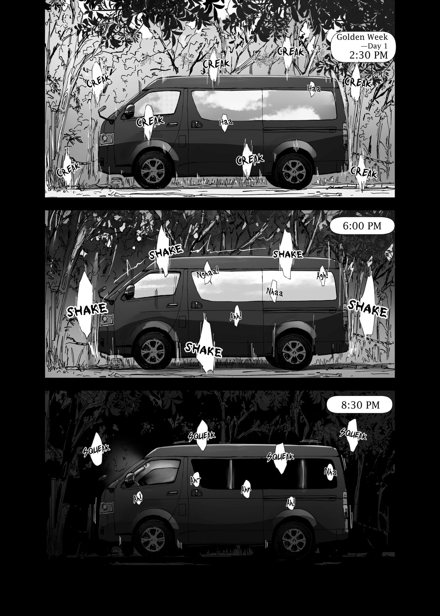 My Girlfriend's Rocky Ride In Senpai's Big Car Chapter 1 Page 13