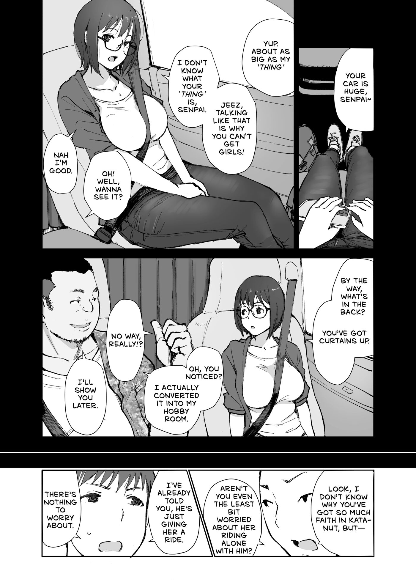 My Girlfriend's Rocky Ride In Senpai's Big Car Chapter 1 Page 7