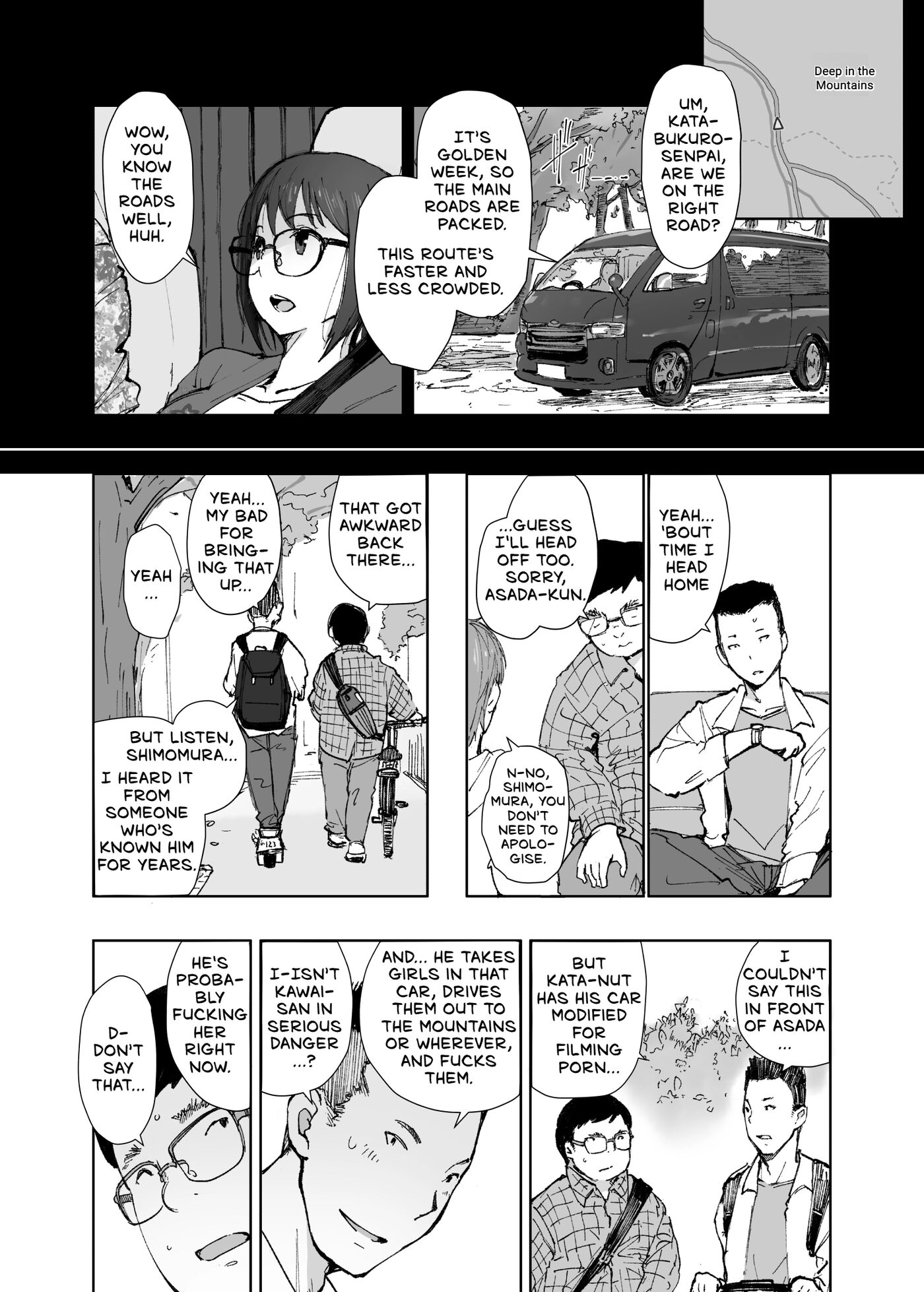 My Girlfriend's Rocky Ride In Senpai's Big Car Chapter 1 Page 9