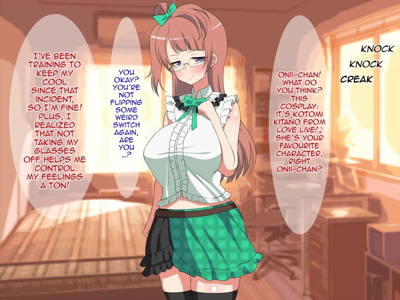 My Plain, Busty Little Sister Gets Horny When She Cosplays? Chapter 1 Page 49