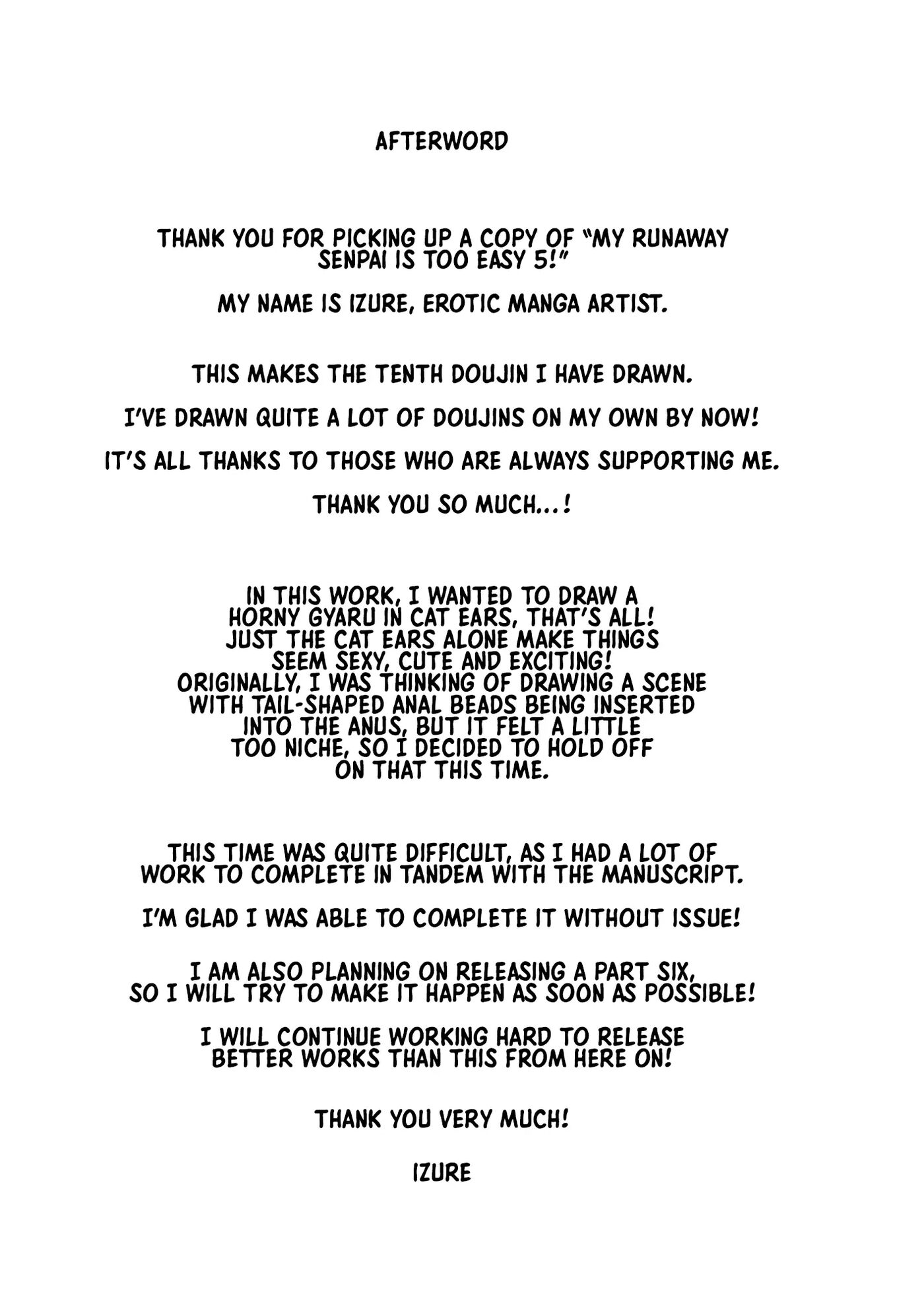 My Runaway Senpai Is Too Easy 5