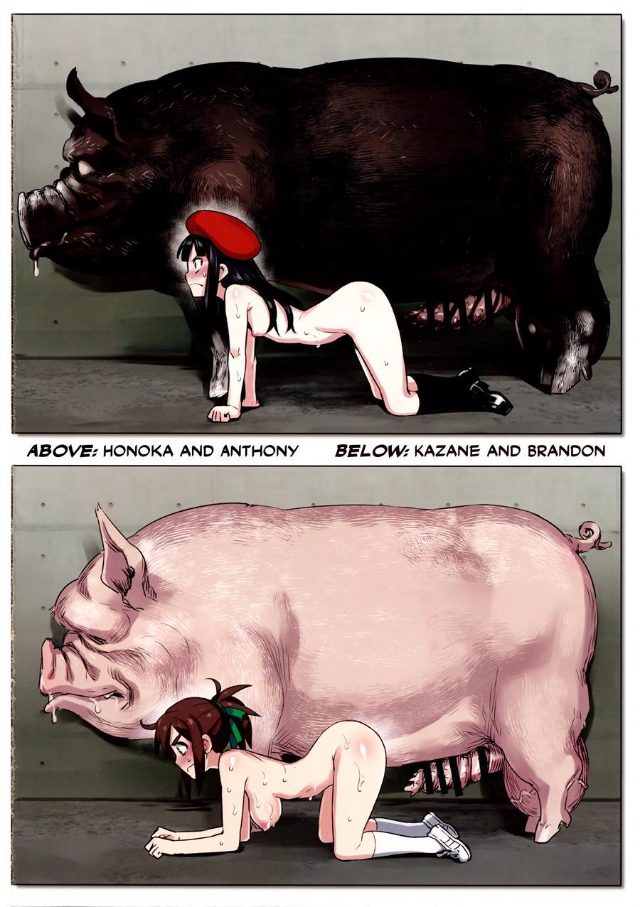 Naked Princess Honoka - Awakening To Pig-mating Orgasms 3
