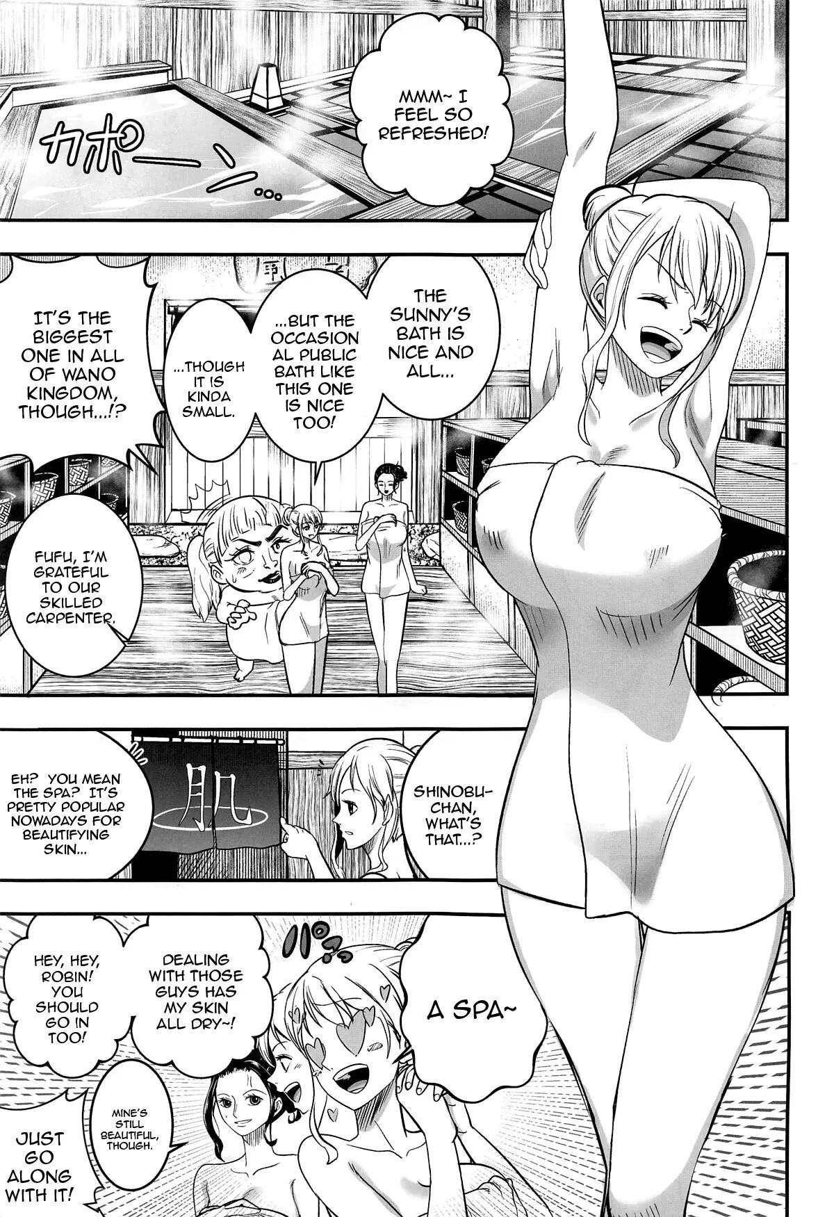 Nami-san, How Would You Like An Oil Massage After Your Bath? Chapter 1 Page 2