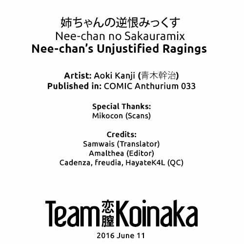Nee-chan's Unjustified Ragings 1
