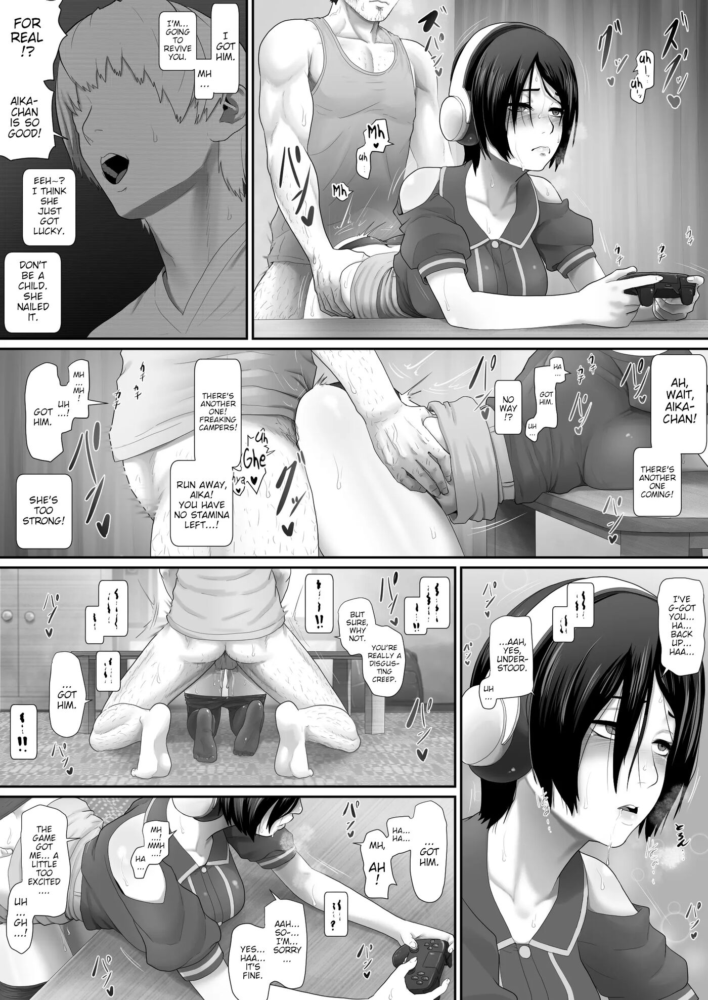 One Room, Father And Daughter Living Together 1