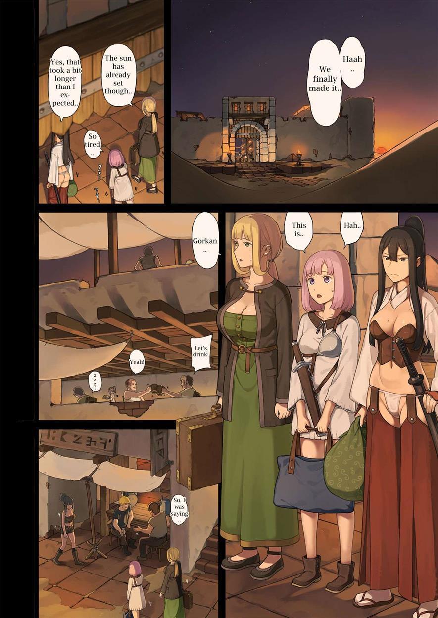 Onna Boukensha-tachi Ga Sabaku No Oasis Ni Tachi Yoru To.... 1