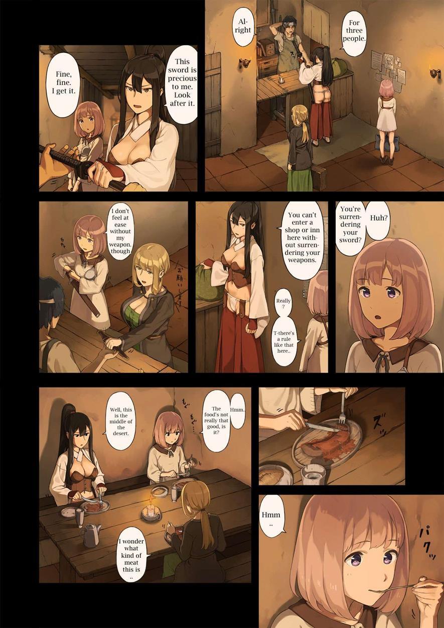 Onna Boukensha-tachi Ga Sabaku No Oasis Ni Tachi Yoru To.... 1