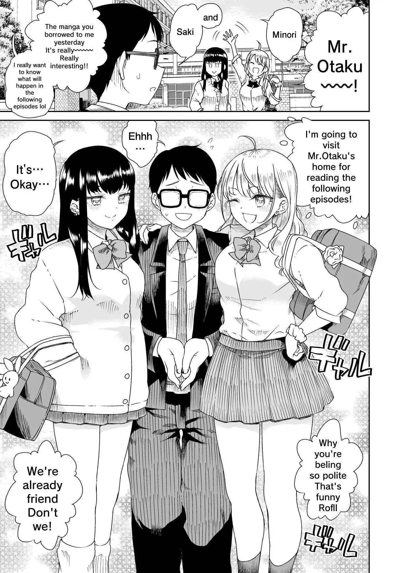 Otagal ~losing Virgin Sweet Sex With Black And White Style Girl Who Being Nice To Otaku~ 1