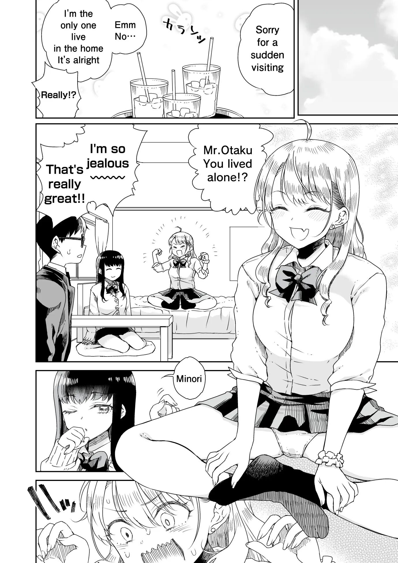 Otagal ~losing Virgin Sweet Sex With Black And White Style Girl Who Being Nice To Otaku~ 1