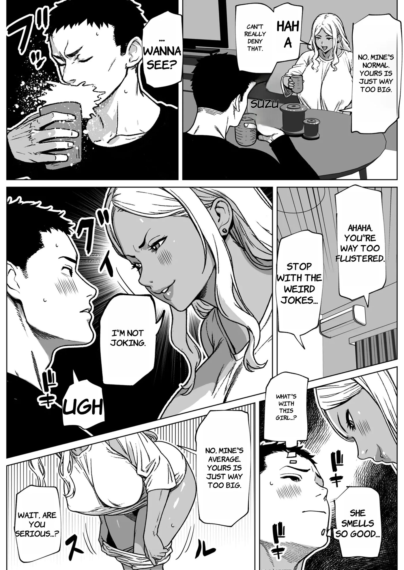 Otonari-san Wa Futanari Kuro Gal 1