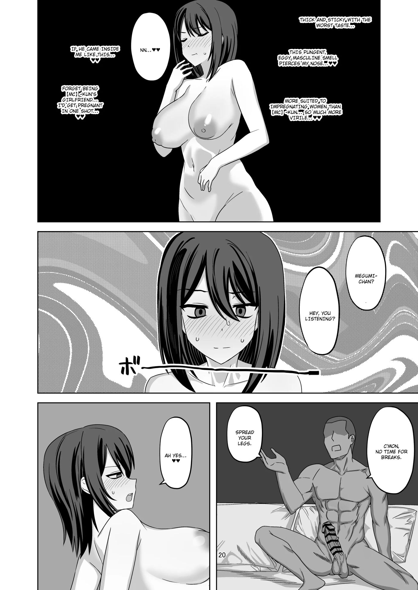 Poker Faced Girlfriend's Cuckolding And Breeding 1