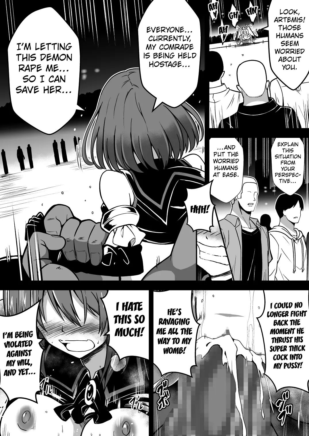 Rankou Tenshi Arutemisu ~nakama O Toraware Akuma Ni Okasa Reta Shōjo No Matsuro~ 1