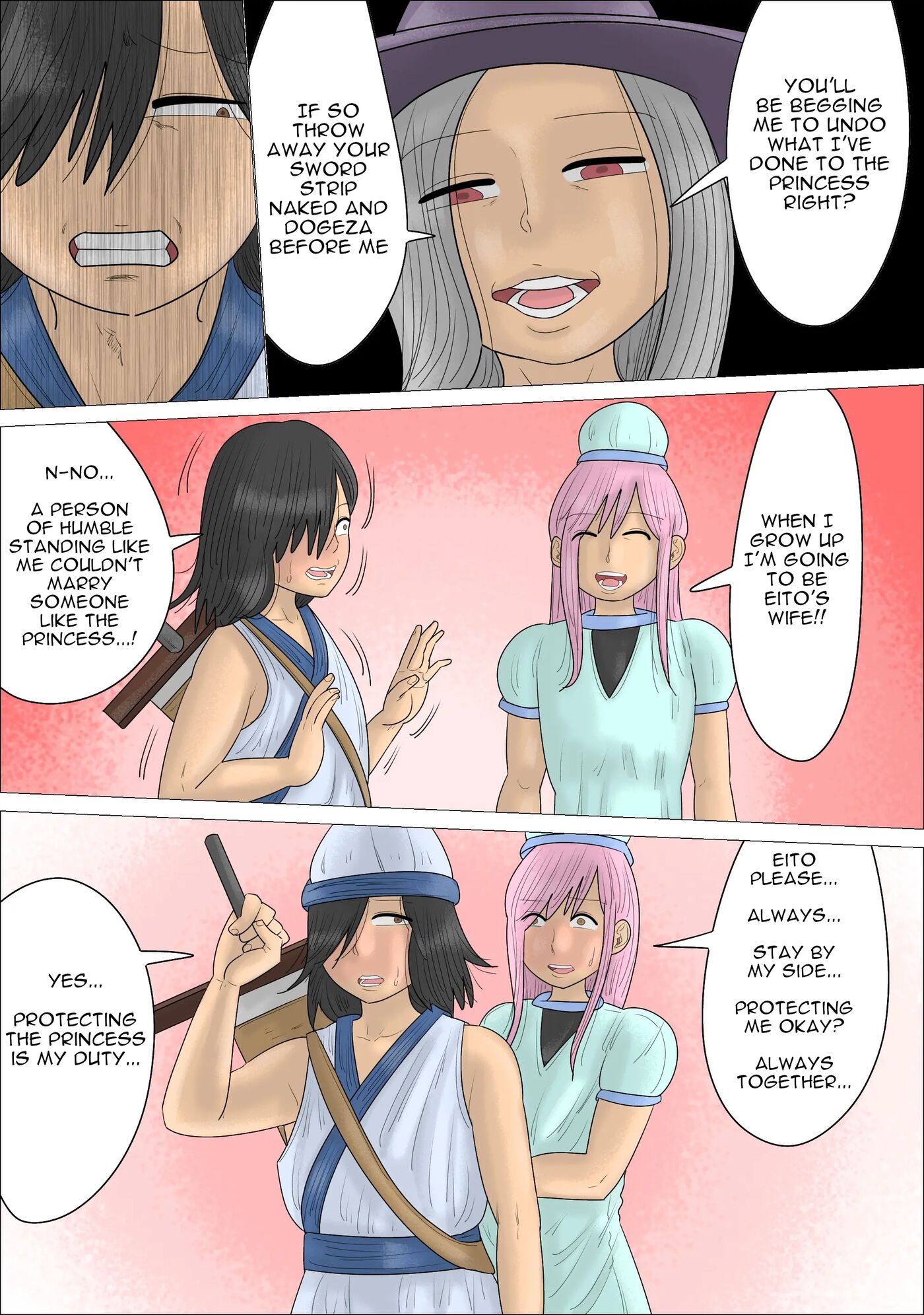 Reverse Ntr! The Hero Is Gender-bent By Magic In Front Of His Princess... 1