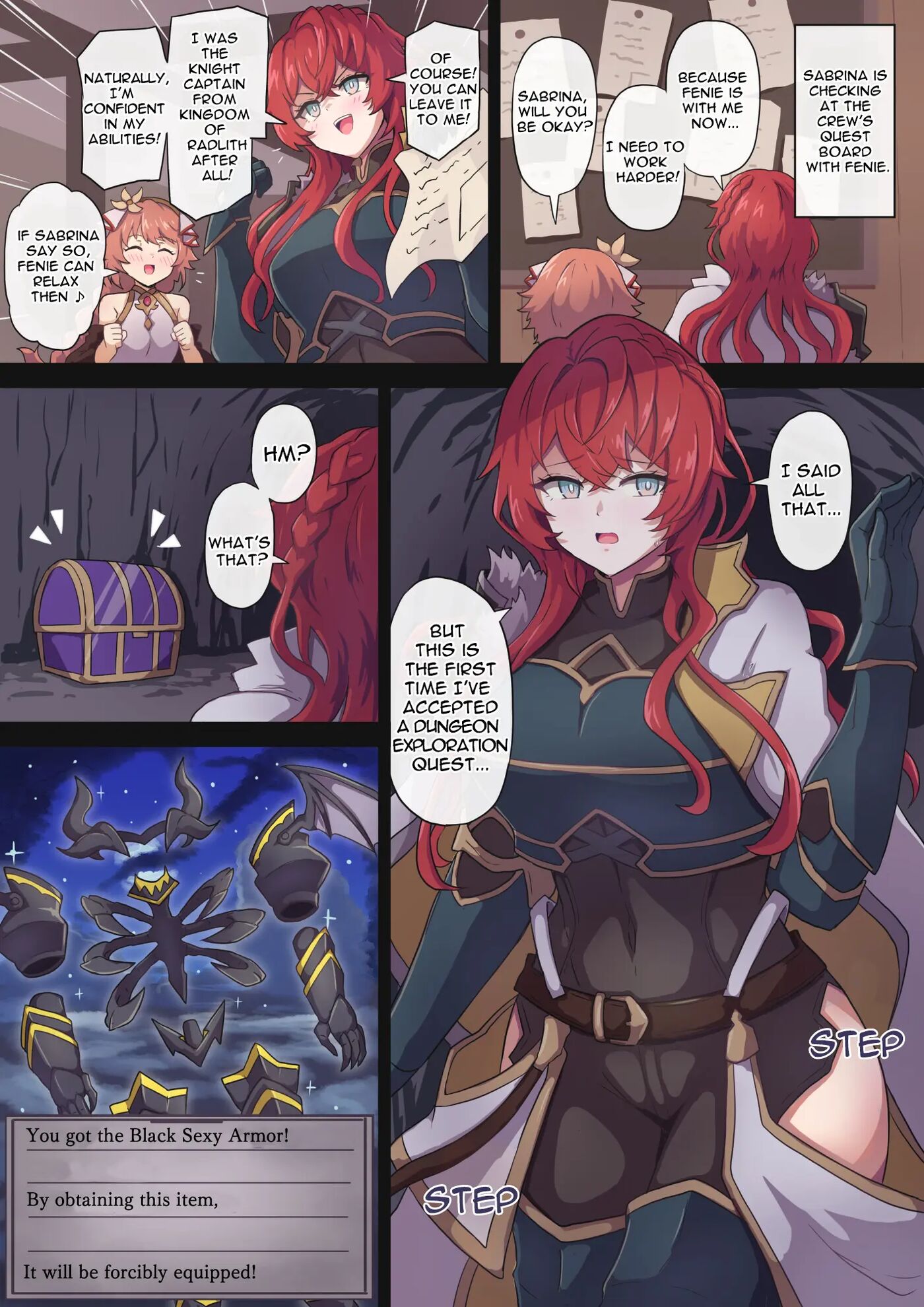 Sabrina Is Forced To Wear Sexy Armor 1