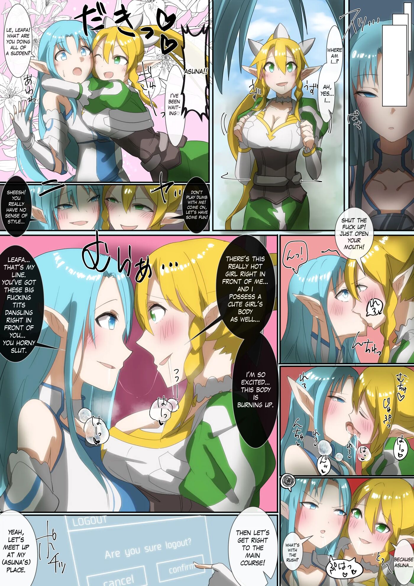 Sao Asuna & Leafa Body Jack 1