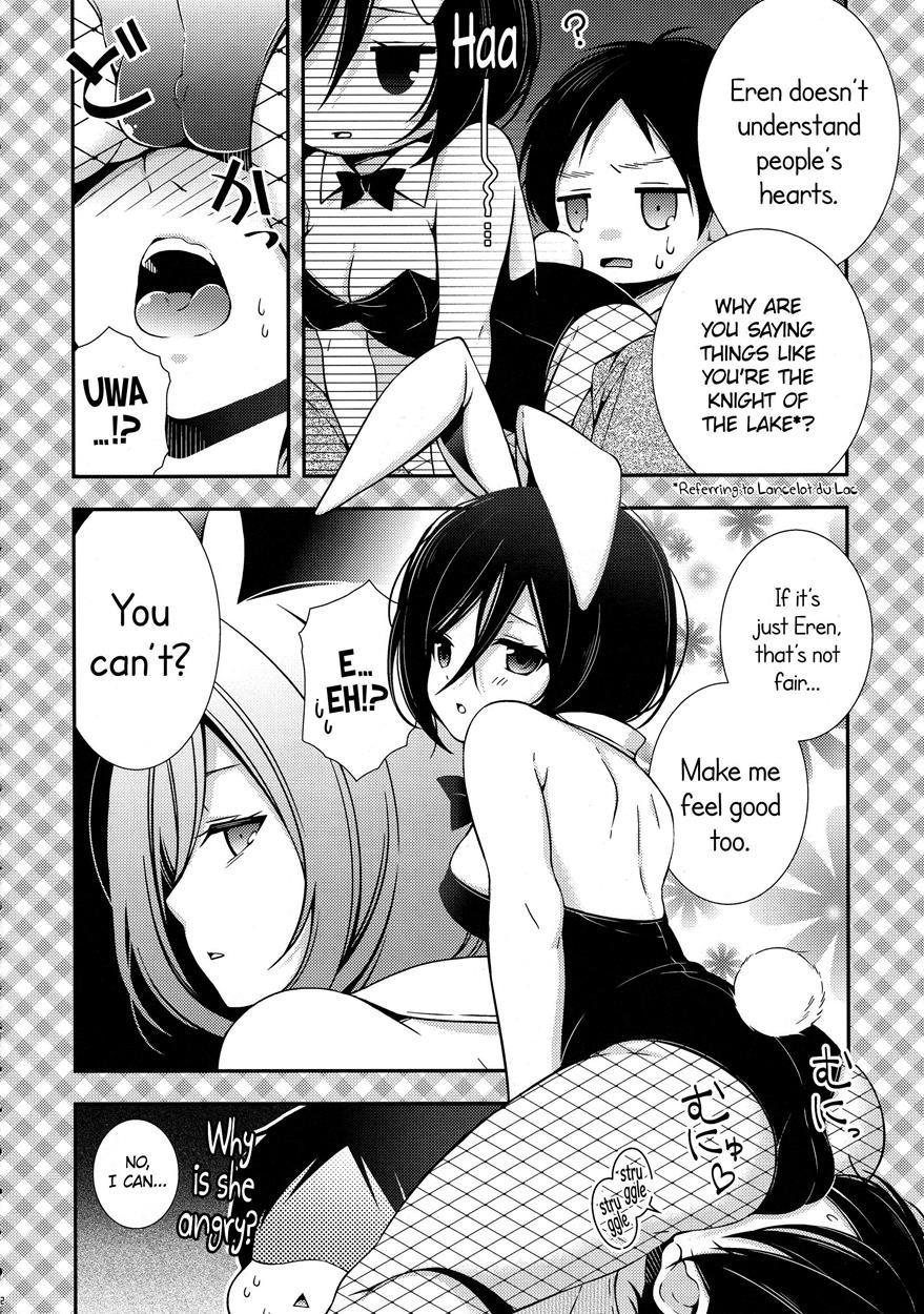 Shingeki No Kyojin Dj - Bunny Girl No Mikasa To Eroi Koto Suru Hon 1