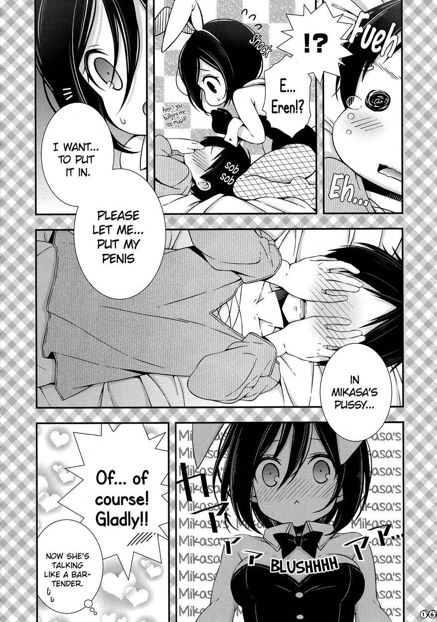 Shingeki No Kyojin Dj - Bunny Girl No Mikasa To Eroi Koto Suru Hon 1
