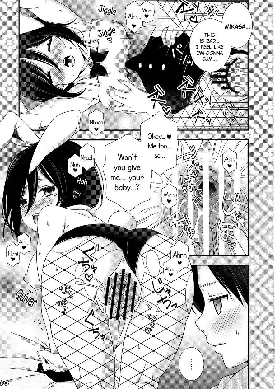 Shingeki No Kyojin Dj - Bunny Girl No Mikasa To Eroi Koto Suru Hon 1