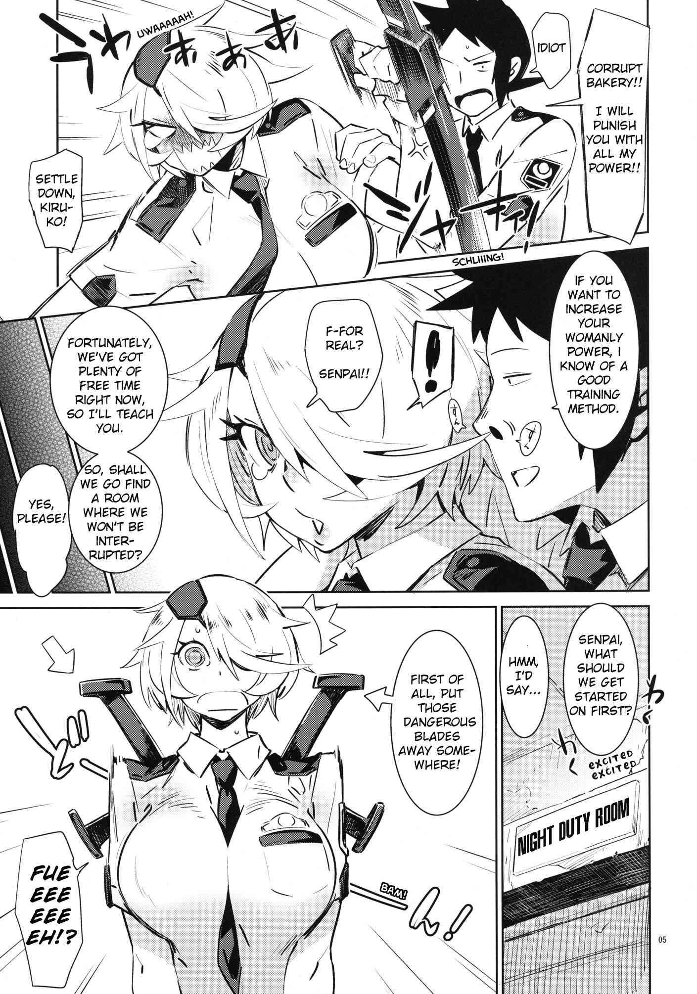 Shinmai Fukei Kiruko-san Dj - Kiruko's Womanly Power-up Epic Battle 1