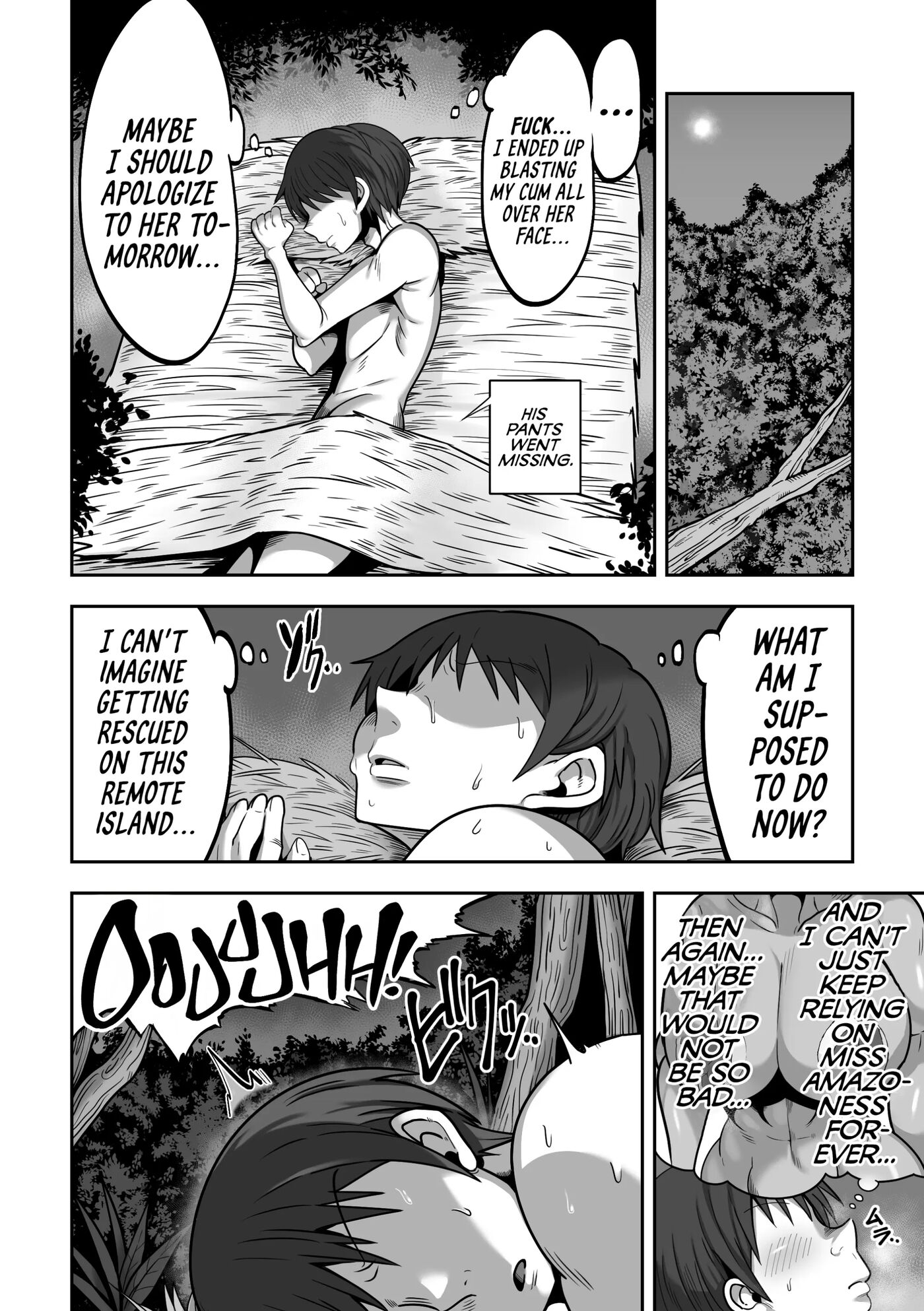 Steamy, Sweaty Sex With A Plump Ass Amazoness On A Deserted Island 1