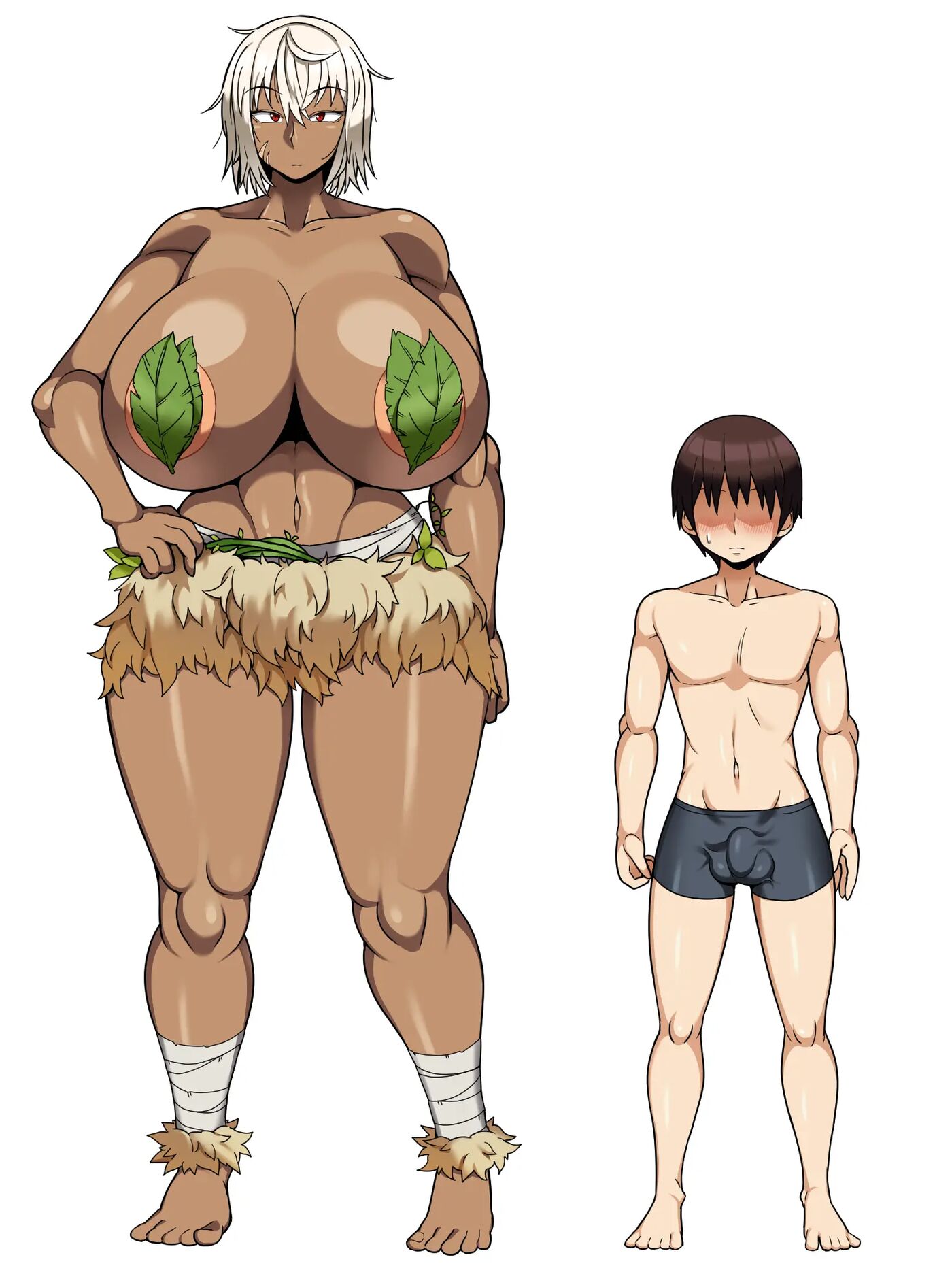 Steamy, Sweaty Sex With A Plump Ass Amazoness On A Deserted Island 1