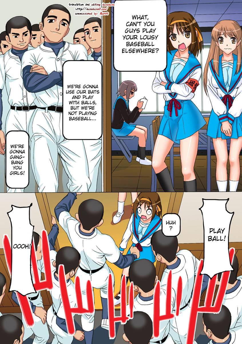 Suzumiya Haruhi-chan No Yuuutsu Dj - The Counterattack Of The North High Baseball Club 1