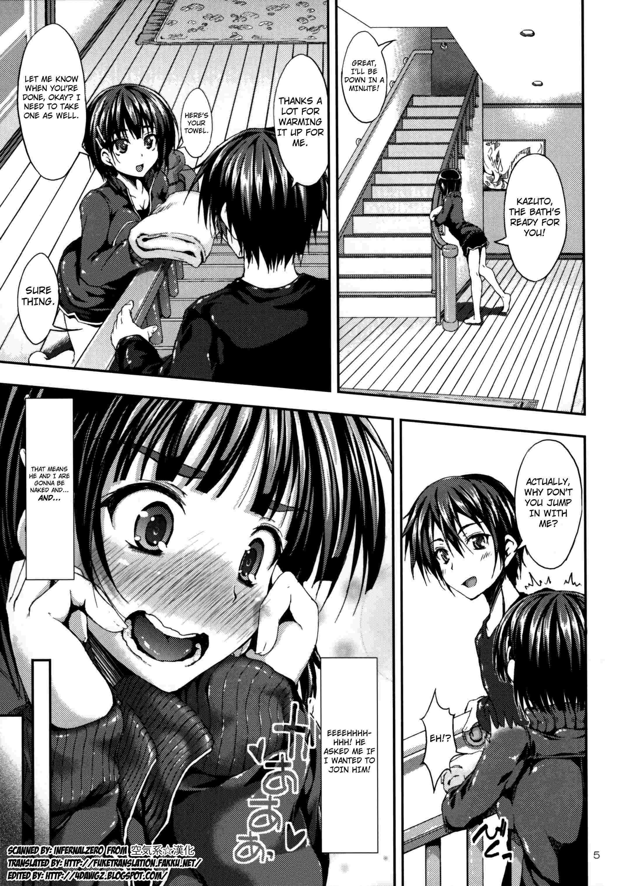 Sword Art Online Dj - We Can Have Sex Together Since You're Not My Real Brother, Right? Chapter 1 Page 4