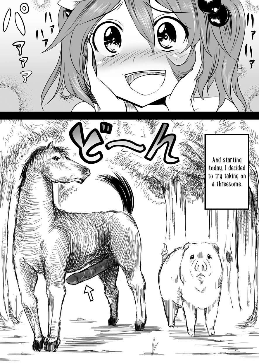 The Big-titted Nitori Having Bestiality Sex With Dogs And Horses Book 1  Manga Page 9 - Read Manga The Big-titted Nitori Having Bestiality Sex With  Dogs And Horses Book 1 Online For Free