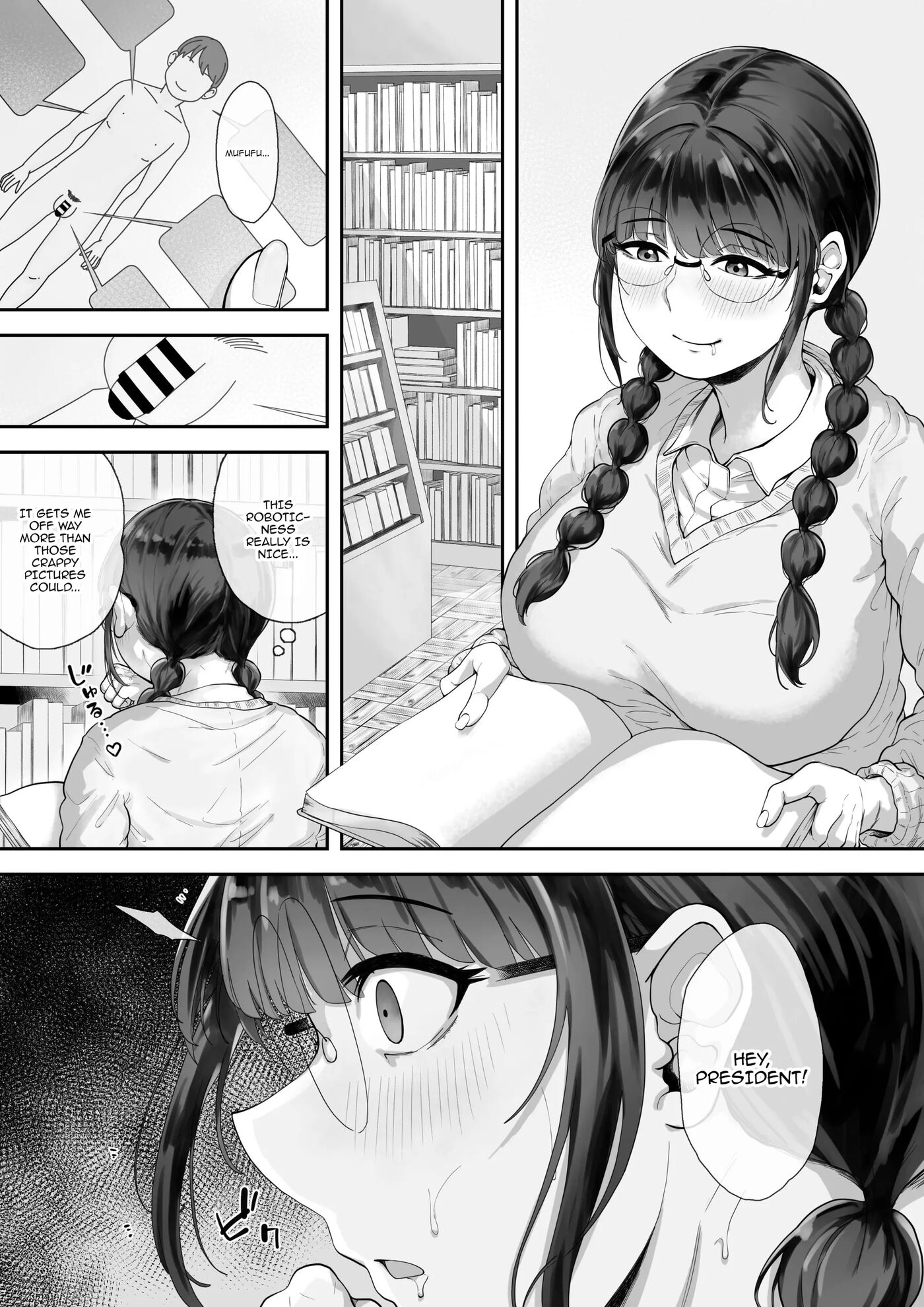 The Busty Library Committee President Is Very Interested In Lewd Stuff 1
