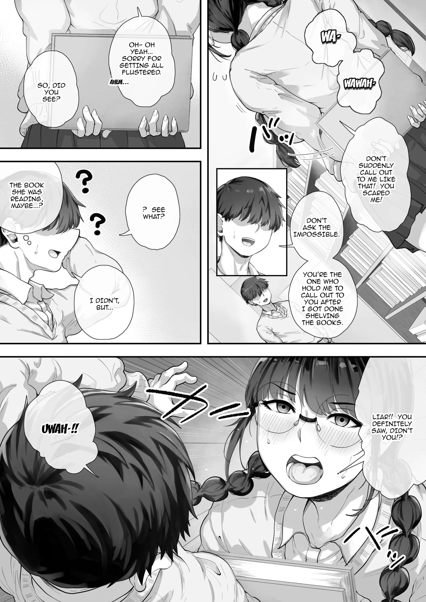 The Busty Library Committee President Is Very Interested In Lewd Stuff 1