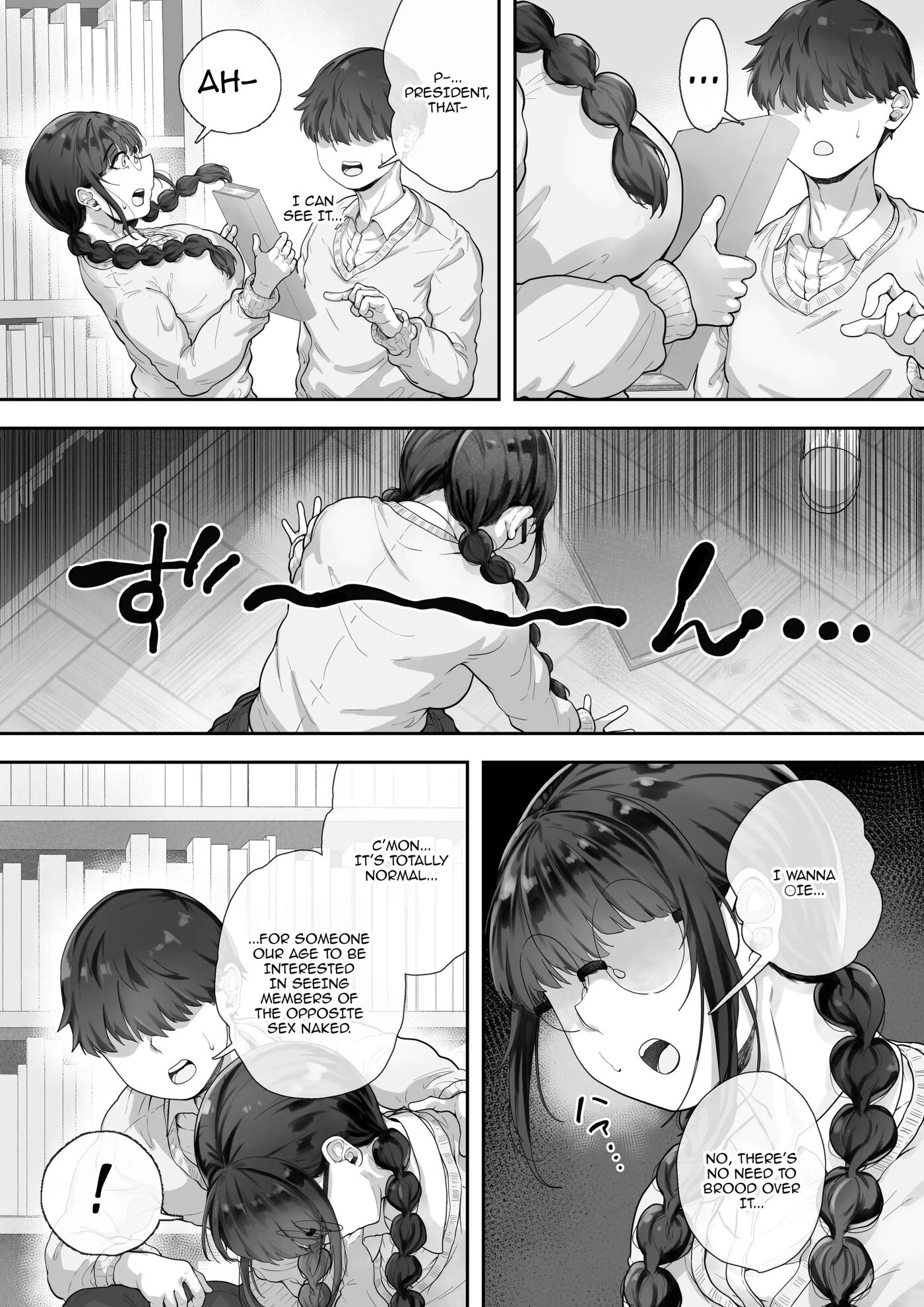 The Busty Library Committee President Is Very Interested In Lewd Stuff 1