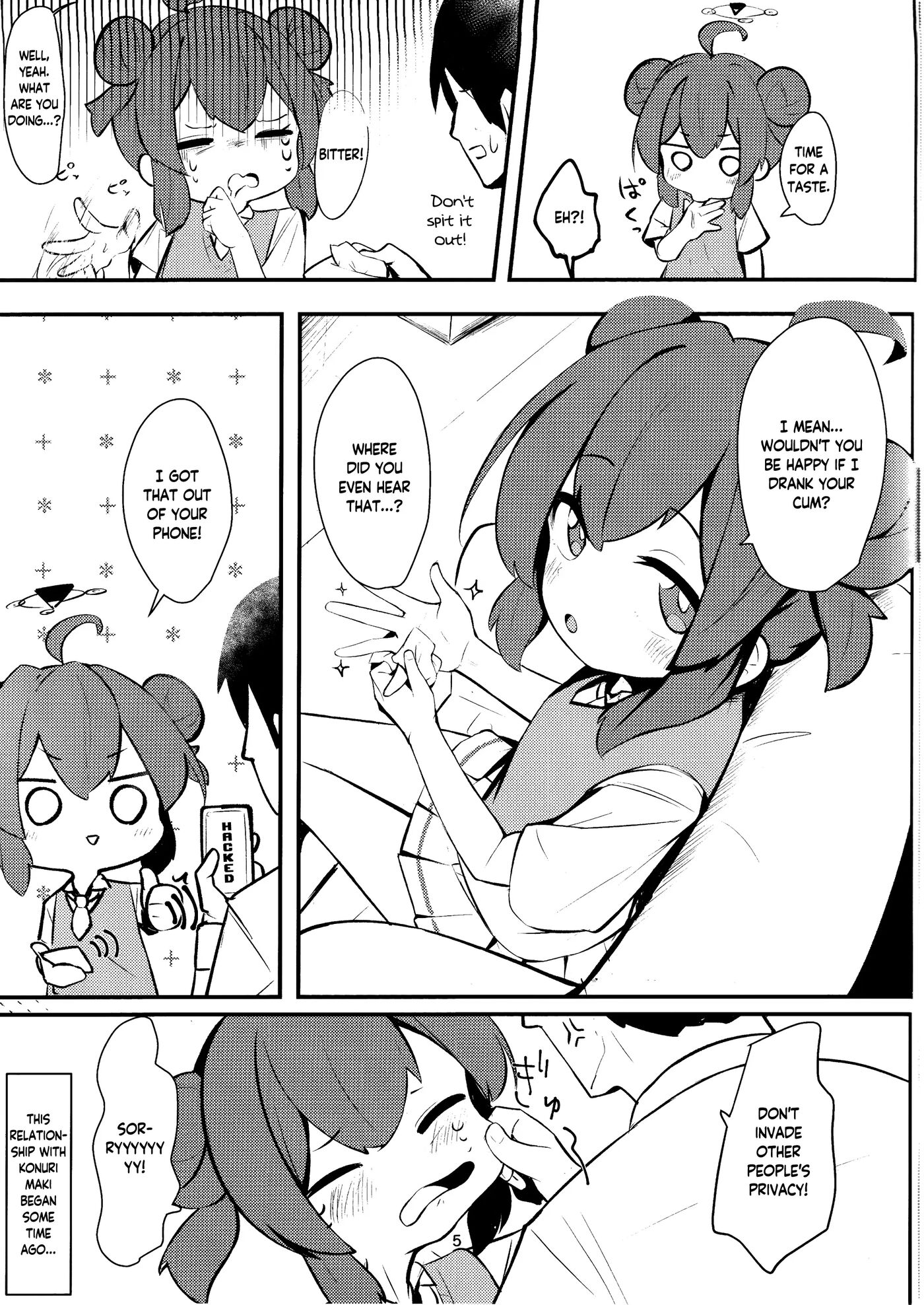 The Cheeky Precocious Brat, Konuri Maki 1
