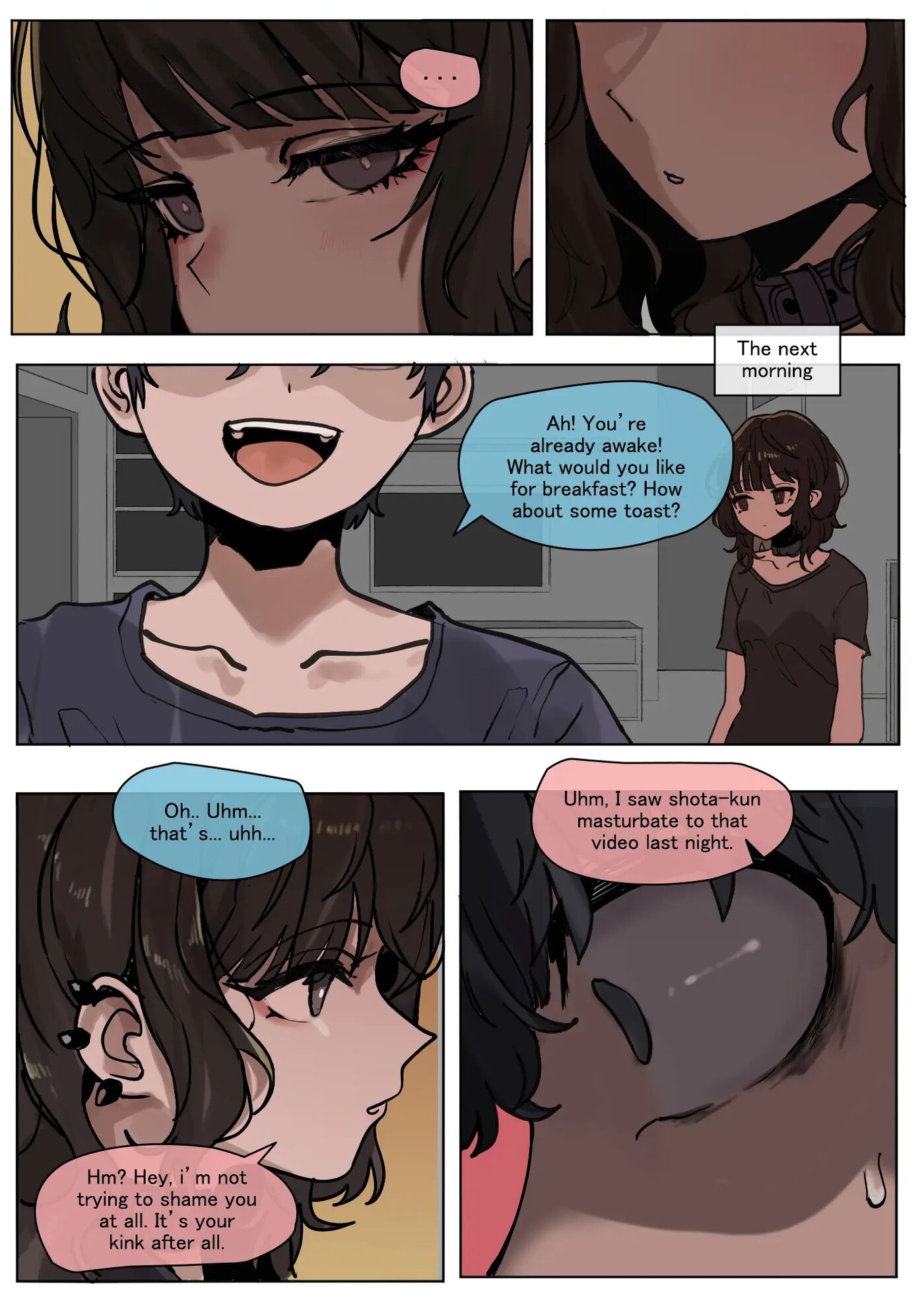 The Eyes Of The Unreadable Girl Is Dyed In Black 1