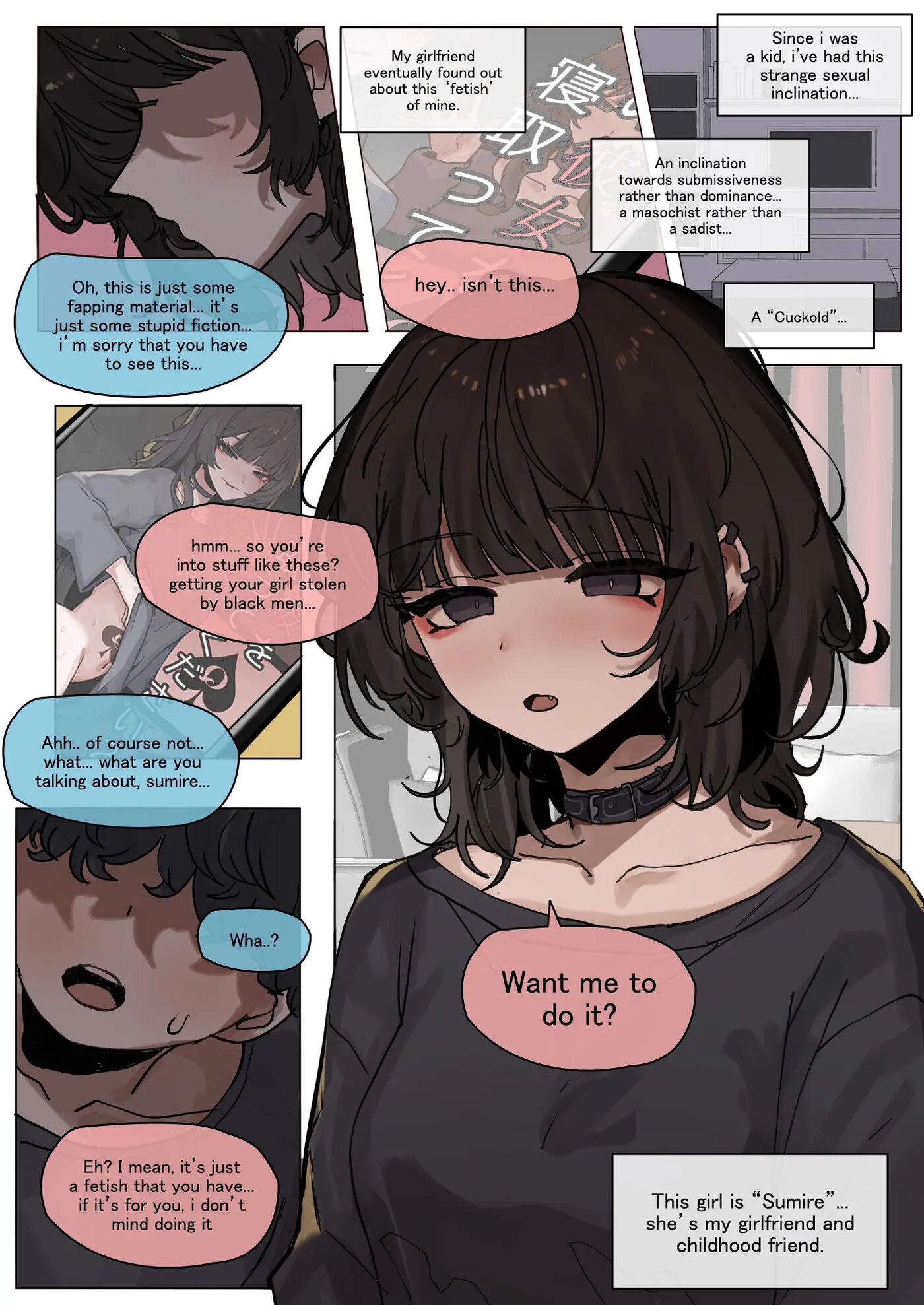 The Eyes Of The Unreadable Girl Is Dyed In Black 1