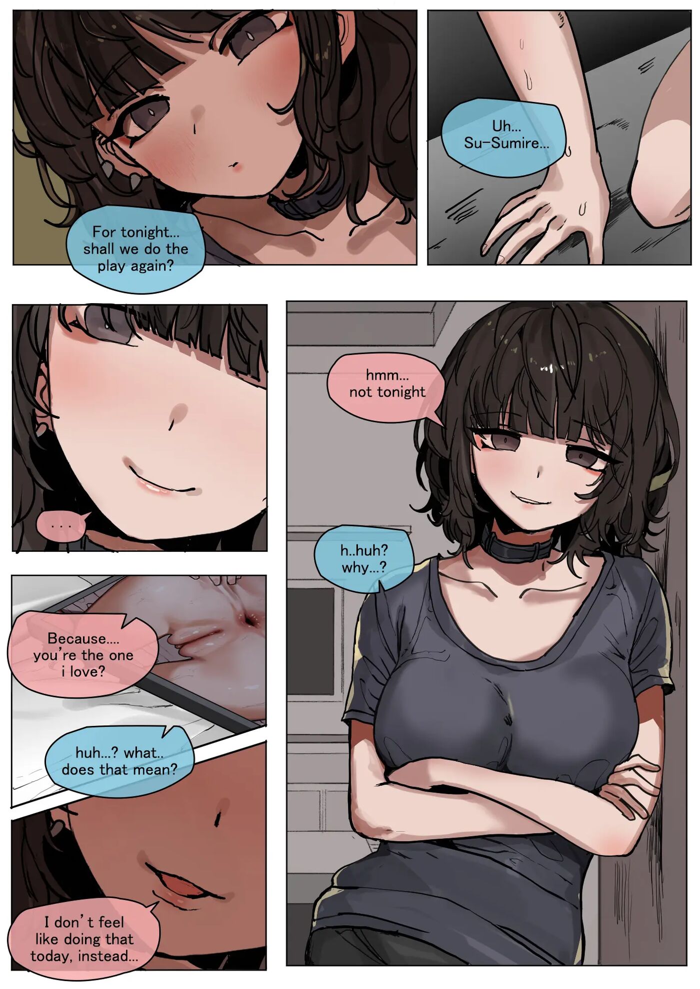 The Eyes Of The Unreadable Girl Is Dyed In Black 1